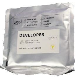 New Compatible Konica Minolta DV512K Yellow Developer Powder